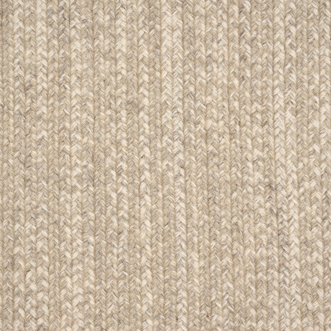 Onyssia Textured Modern Custom Rug | Grey Linen
