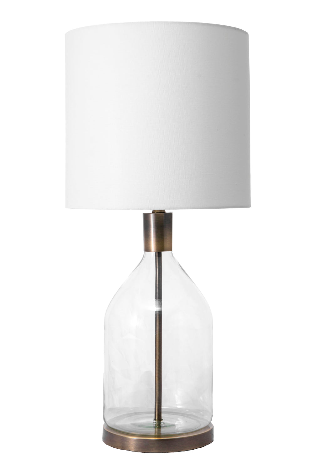 29-inch Yolanda Glass Table Lamp | Gold