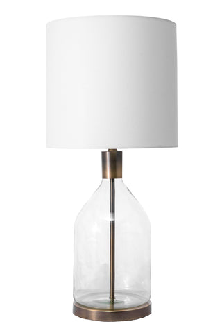 29-inch Yolanda Glass Table Lamp | Gold
