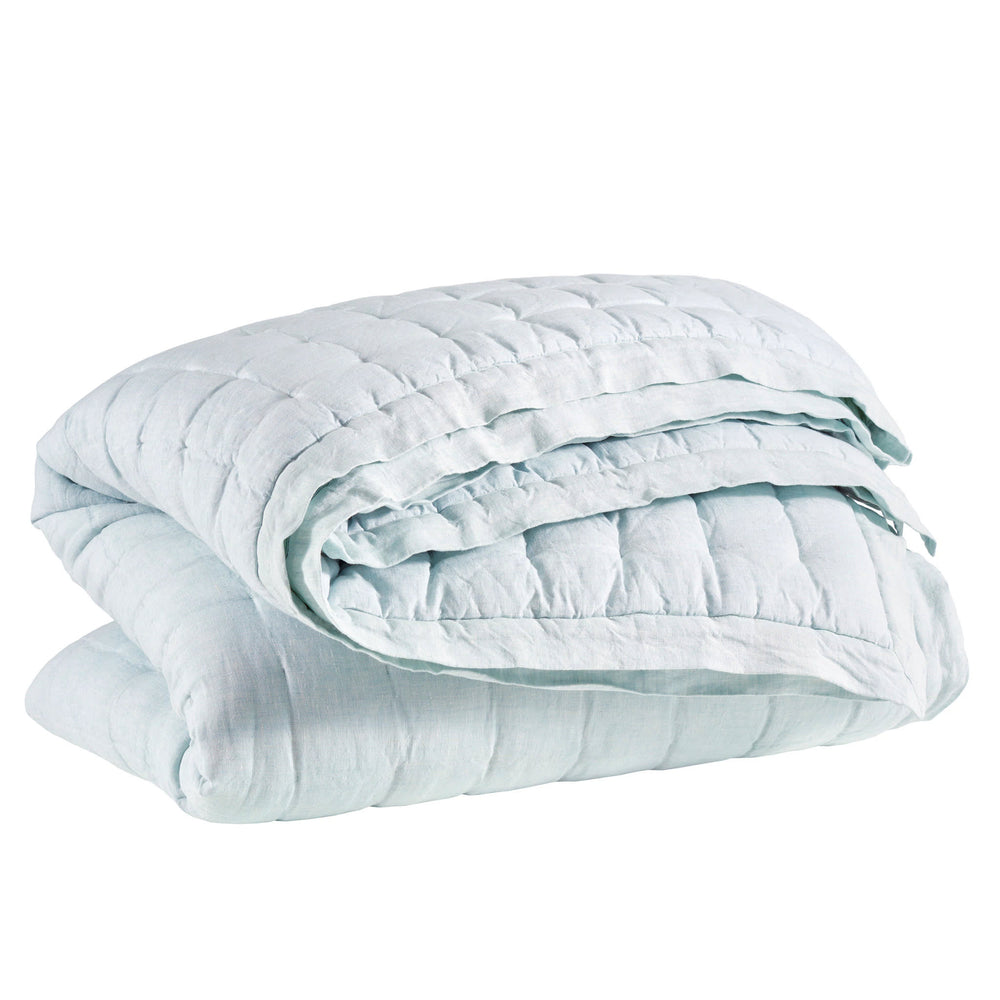 Lush Linen Puff | Sky