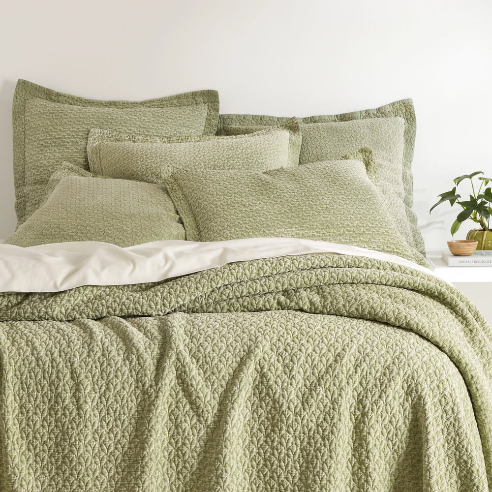 Hawley Matelasse Coverlet | Sage