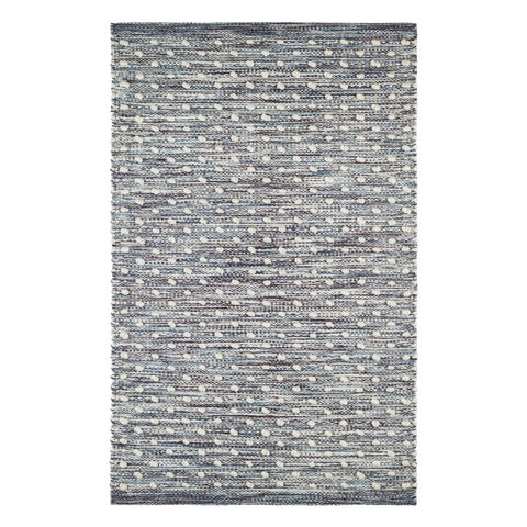 Hobnail Handwoven Performance Rug | Blue