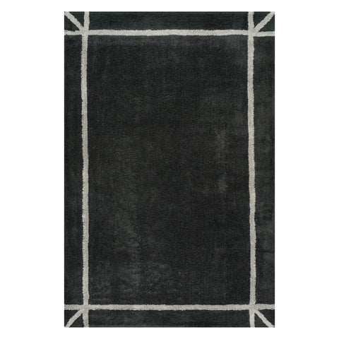 Sivra Bordered Rug | Blue