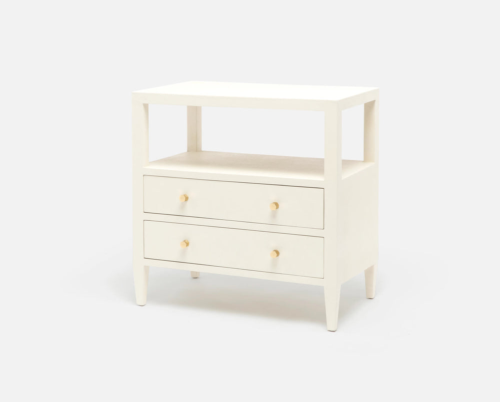 Jarin Double Nightstand | White