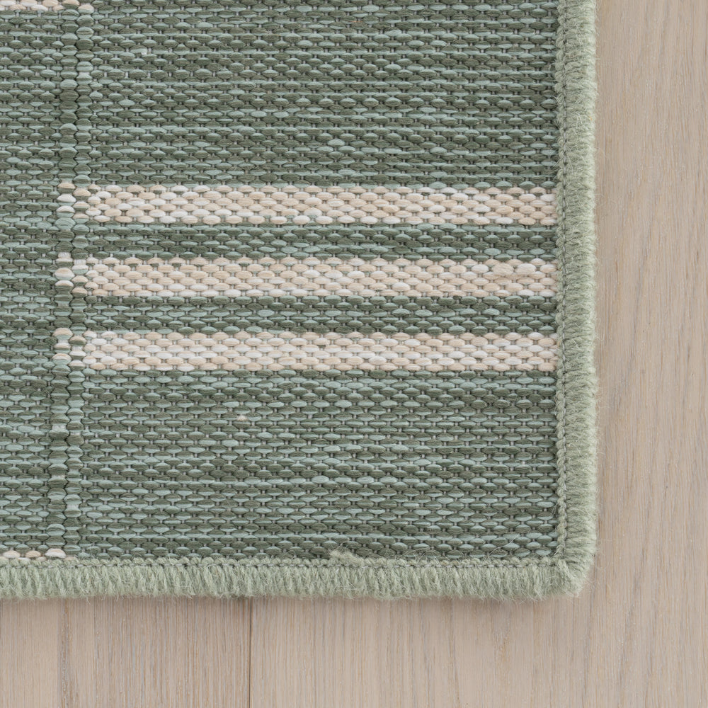 Ondine Coastal Indoor/Outdoor Custom Rug | Green