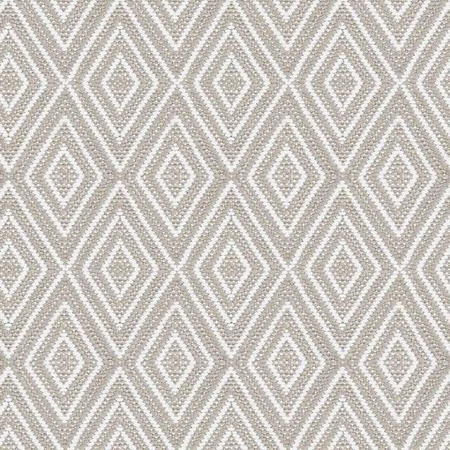 Diamond Machine Washable Rug Swatch | Platinum/White
