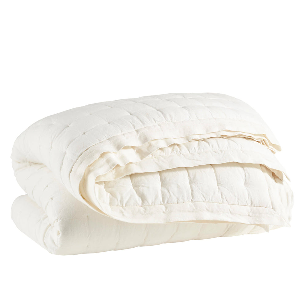 Lush Linen Puff | Ivory