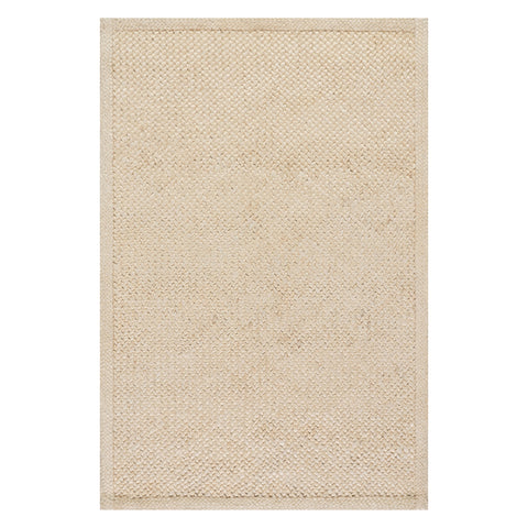 Thale Textured Handmade Jute Rug | Bleach