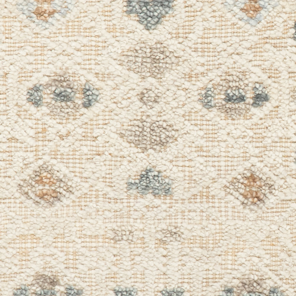 Emory Hand Knotted Wool Rug Swatch | Ivory