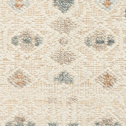 Emory Hand Knotted Wool Rug Swatch | Ivory