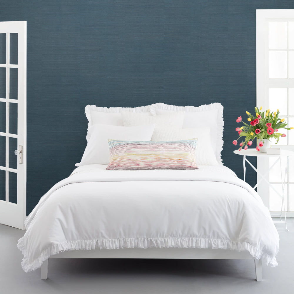 Samoa Grasscloth Wallpaper | Aegean