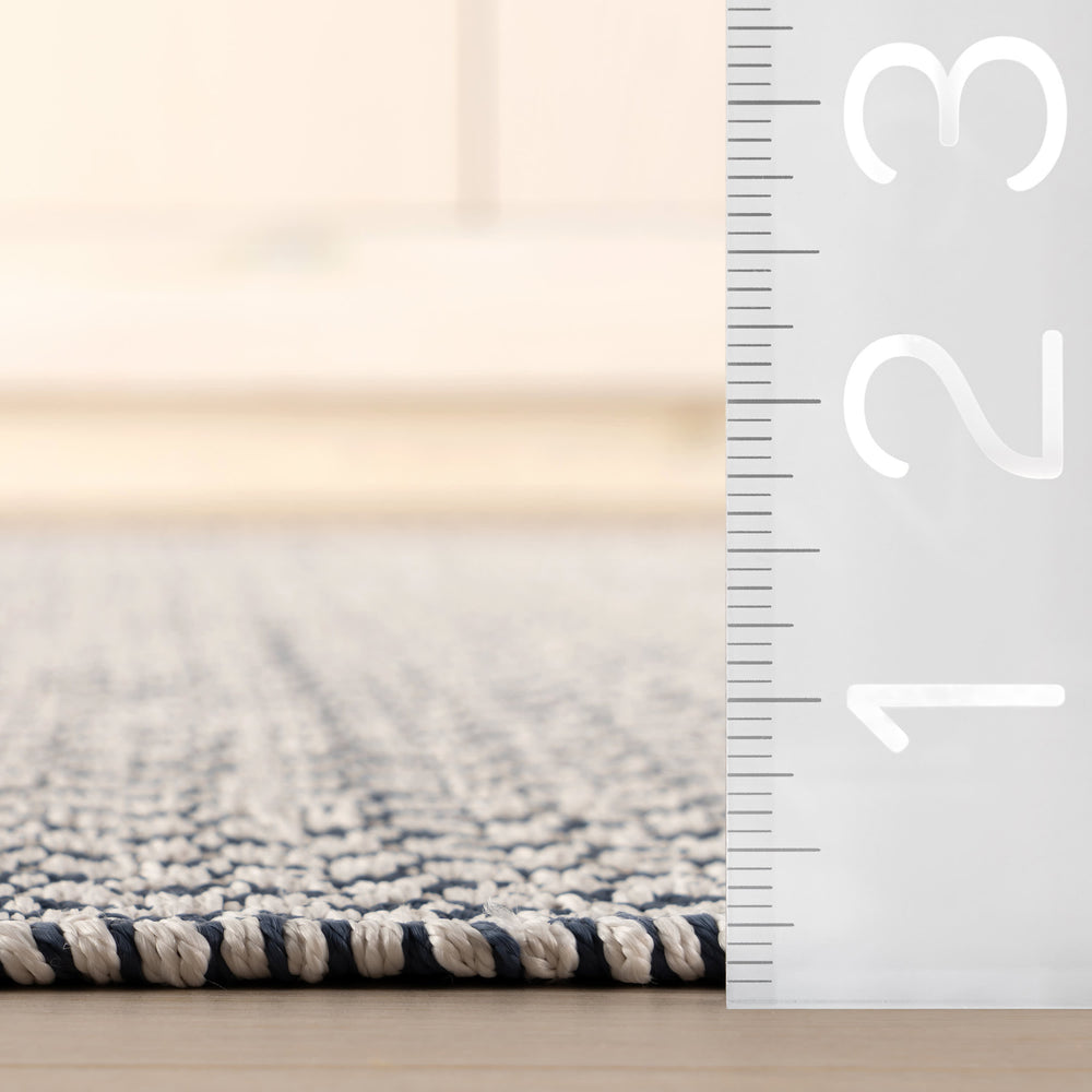 Riviera Handwoven Indoor/Outdoor Rug | Navy