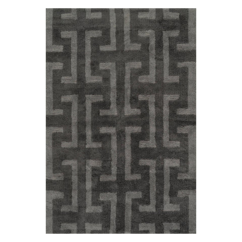 Camelle Modern Geometric Rug | Grey