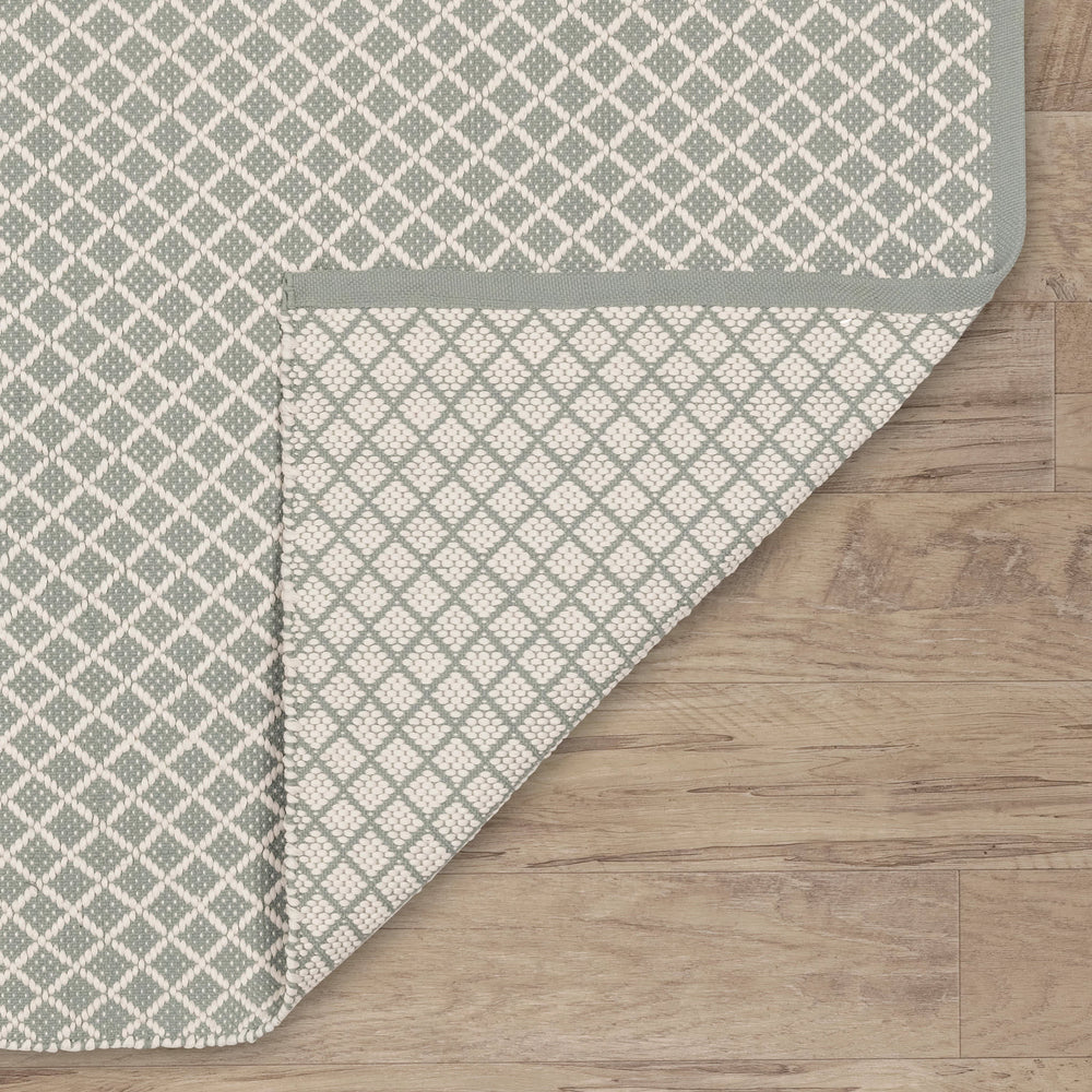 Trellis Handwoven Indoor/Outdoor Rug | Blue