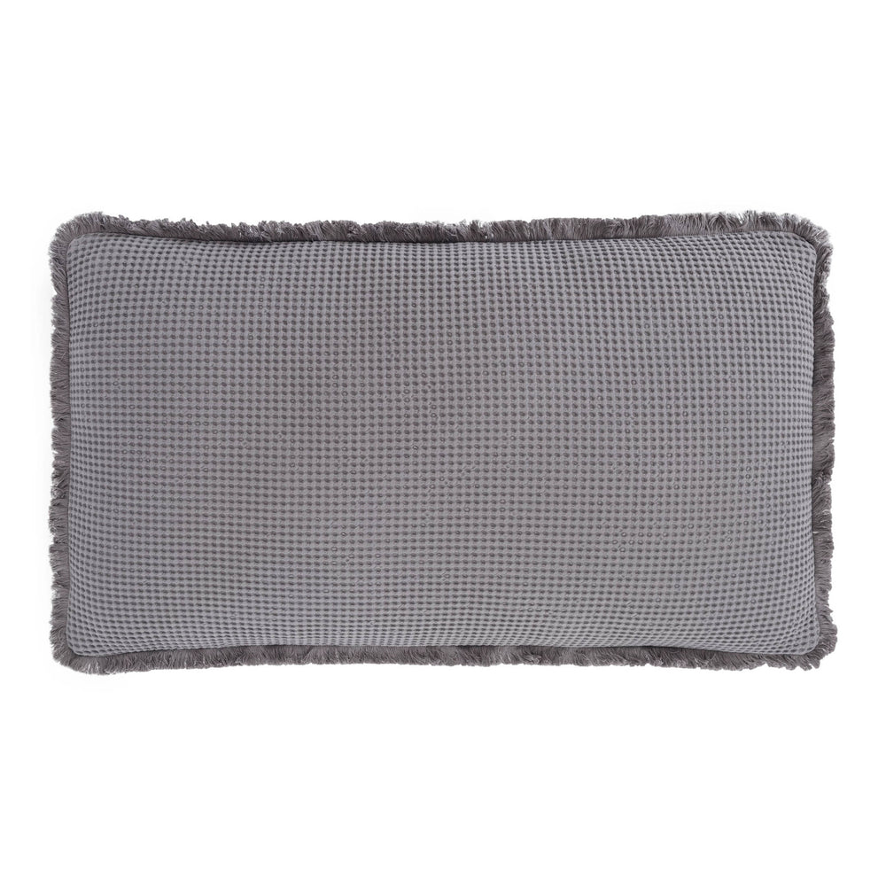 Bubble Matelasse Decorative Pillow Cover | Grey