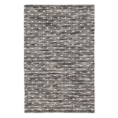 Hobnail Handwoven Performance Rug | Black