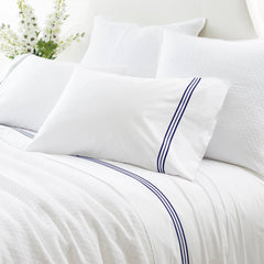 Trio Pillowcases (Pair) | Indigo