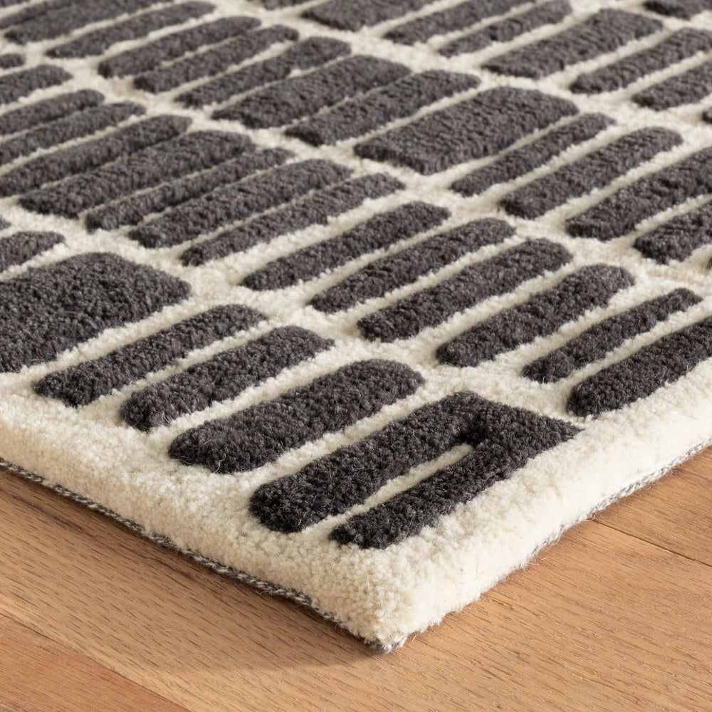 Roark Hand Tufted Wool Rug | Charcoal