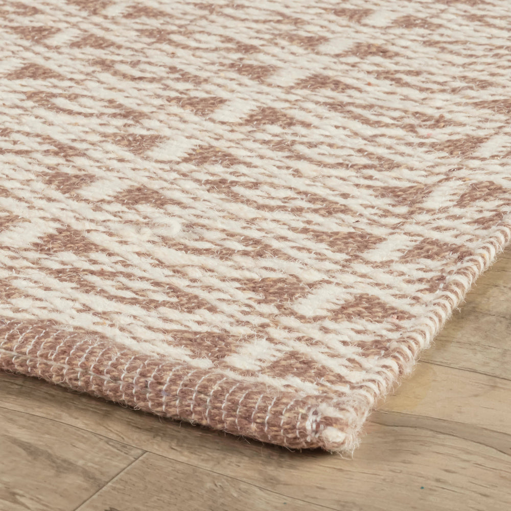 Bare Handwoven Cotton Rug | Natural
