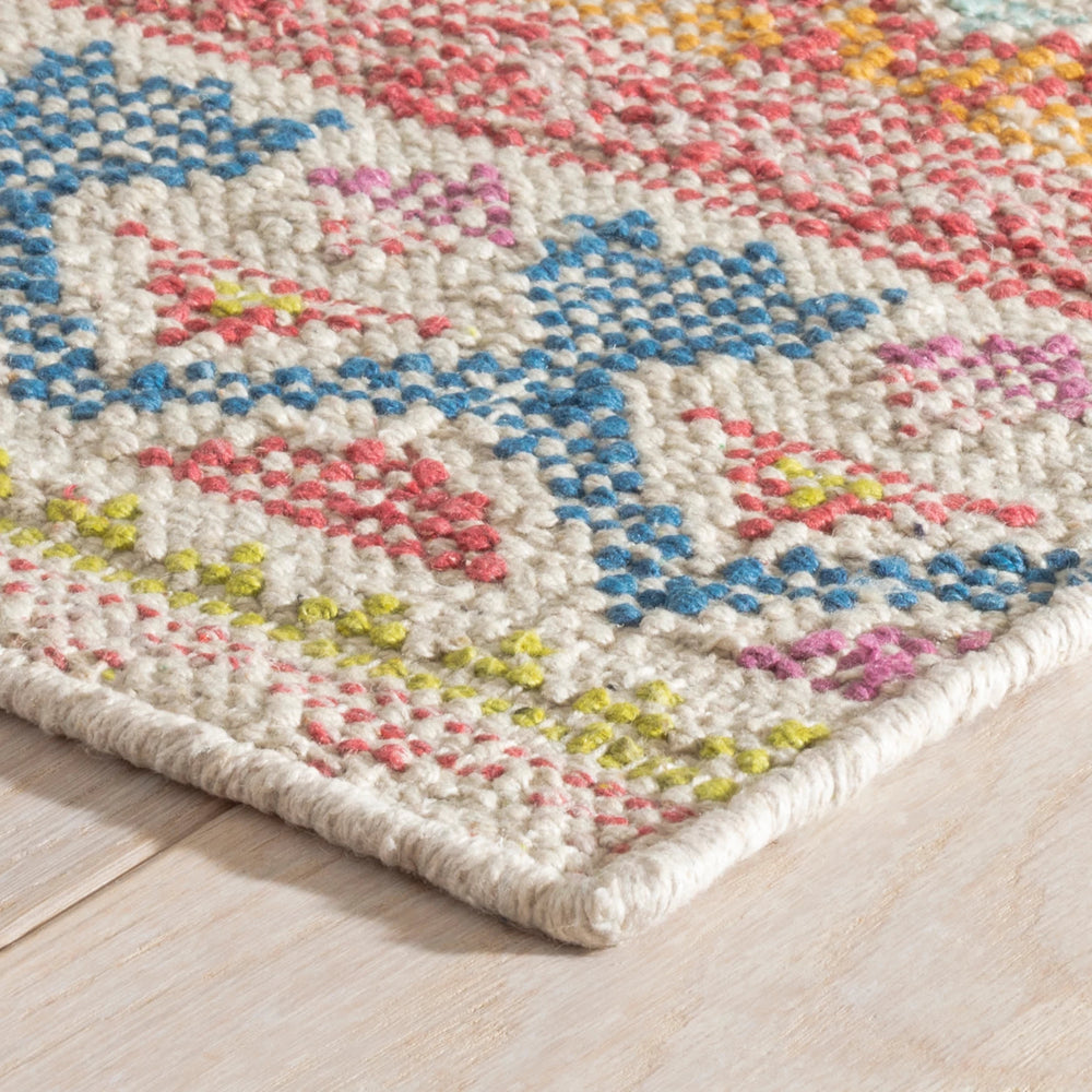 Stony Brook Hand Loom Knotted Cotton Rug | Multi