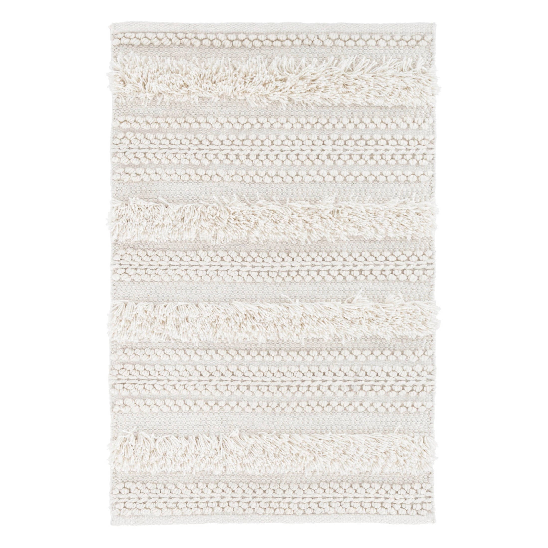 Pomposello Performance Rug Zhara Stripe Handwoven Performance Rug | Ivory – Annie Selke