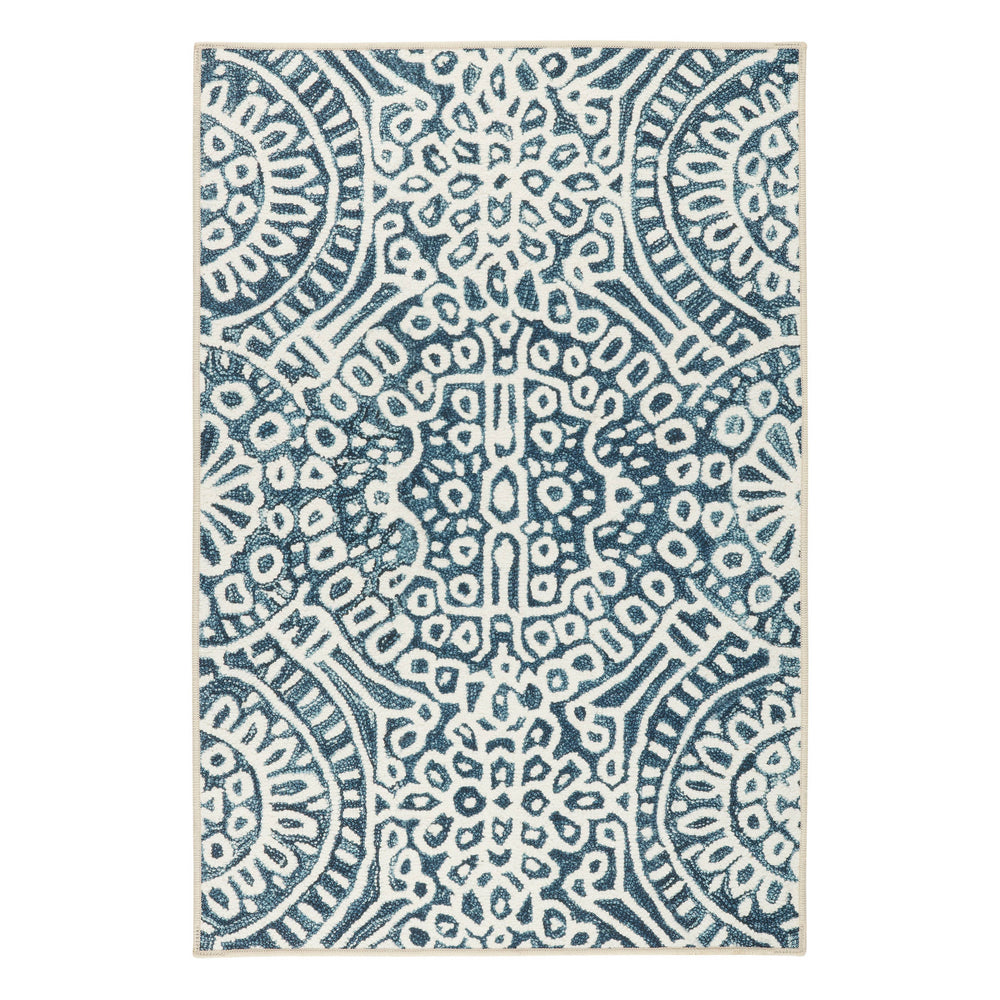 Temple Ink Machine Washable Rug | Ink