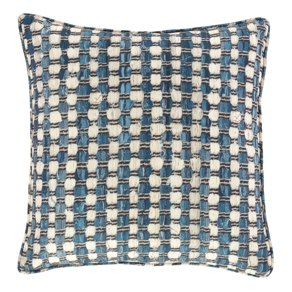 Lennon Indoor/Outdoor Decorative Pillow Cover | Blue