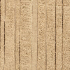 Slione Bohemian Striped Rug Swatch | Beige