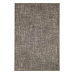 Crosshatch Hand Micro Hooked Wool Custom Rug | Charcoal