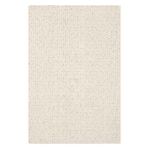 Chickadee Checked Custom Rug | Ivory