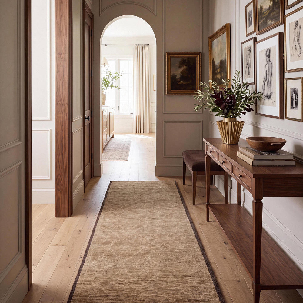 Thaliva Traditional Vintage Rug | Brown