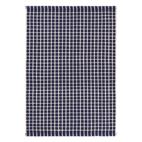Gridiron Handwoven Indoor/Outdoor Rug | Navy