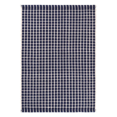 Gridiron Handwoven Indoor/Outdoor Rug | Navy