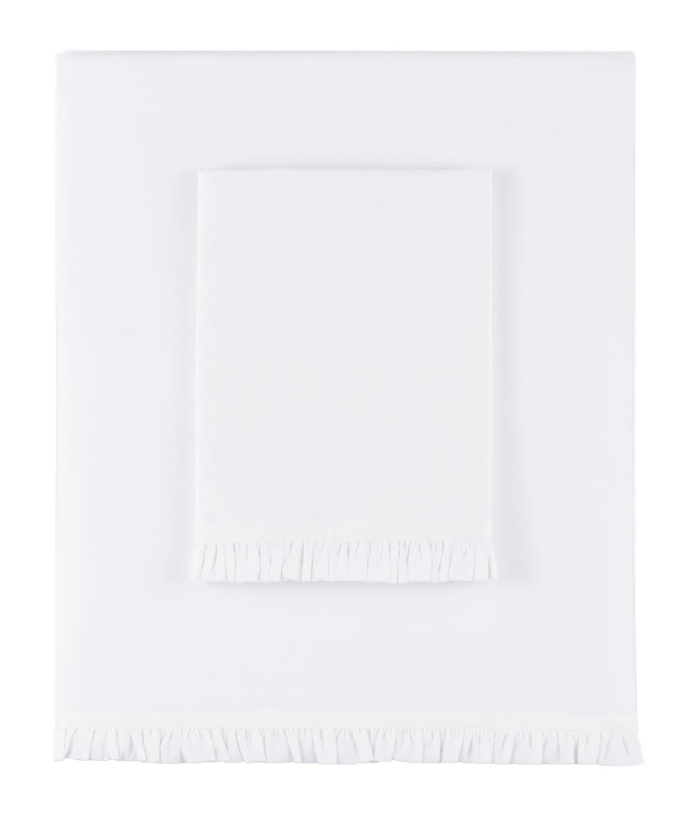 Classic Ruffle Sheet Set | White