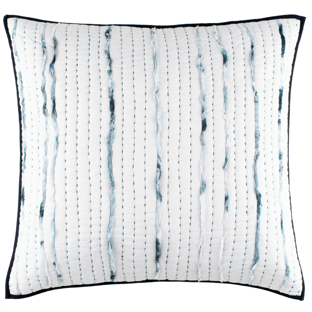 Draftsman Quilted Sham | Blue