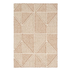 Ojai Hand Loom Knotted Cotton Rug | Wheat