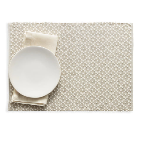 Mainsail Placemat Set of 4 | Platinum
