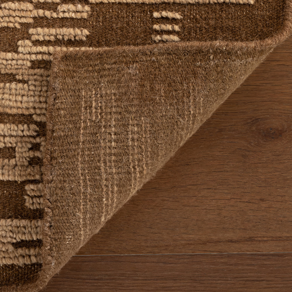 Jex Abstract Bohemian Rug | Brown