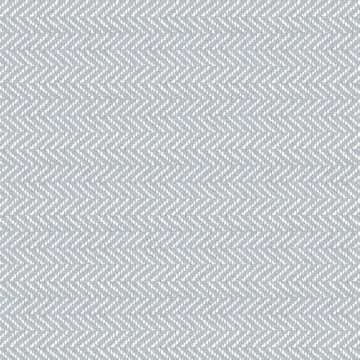 Herringbone Machine Washable Rug Swatch | Swedish Blue