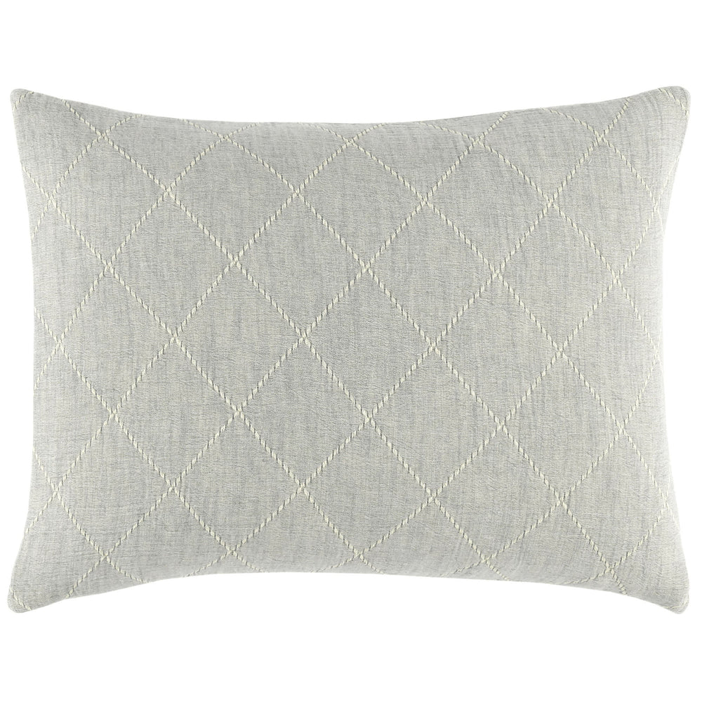Tilden Matelasse Sham | Natural/Grey