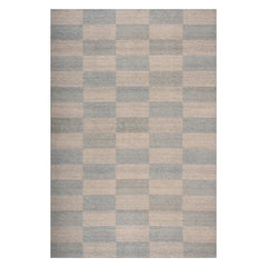 Mephira Checkered Washable Rug | Blue