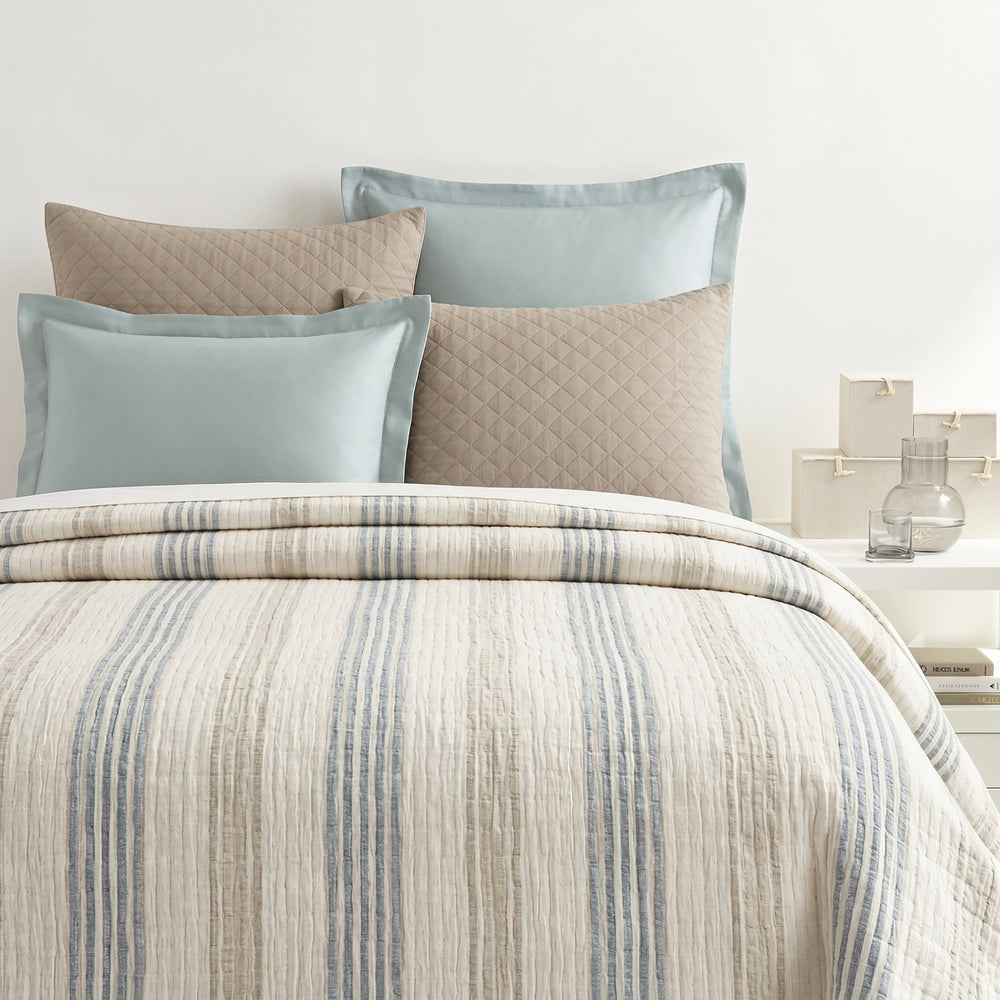 Breeze Stripe Blanket | Blue
