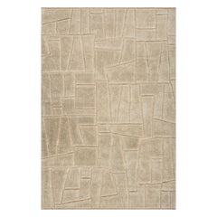 Drela Abstract Bohemian Rug | Ivory