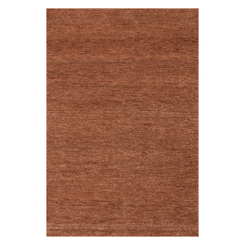 Ramsey Hand Knotted Wool Rug | Rust
