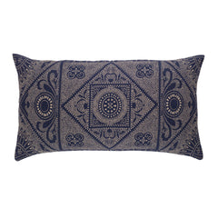 Manisa Linen Decorative Pillow Cover | Blue