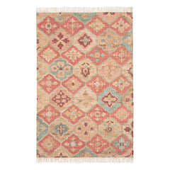 Pali Handwoven Jute Rug | Terracotta