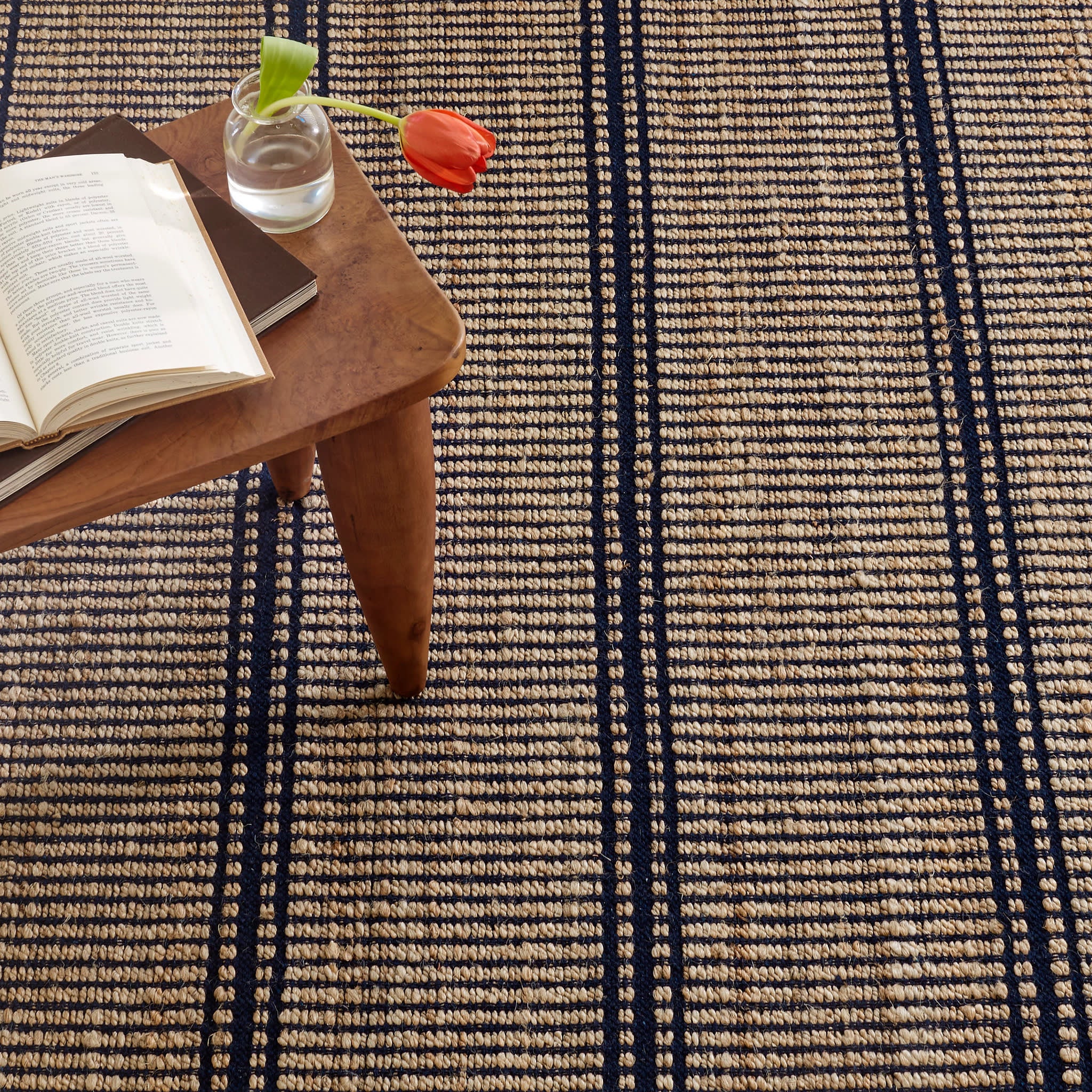 Arbor Handwoven Jute Rug | Navy – Annie Selke - Annie Selke