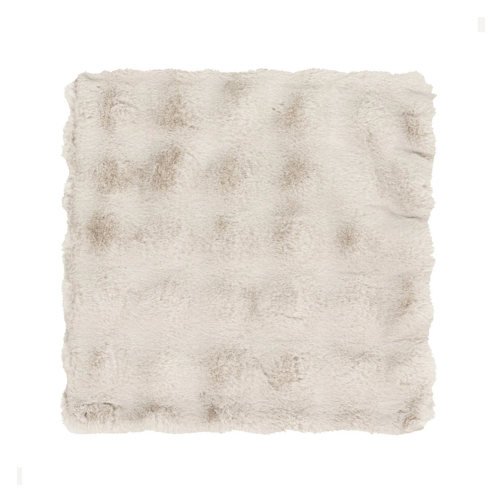Fab Faux Decorative Pillow Cover | Silver
