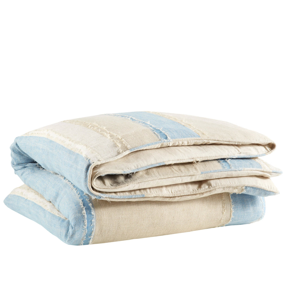 Moon Hills Linen Duvet Cover | Lapis