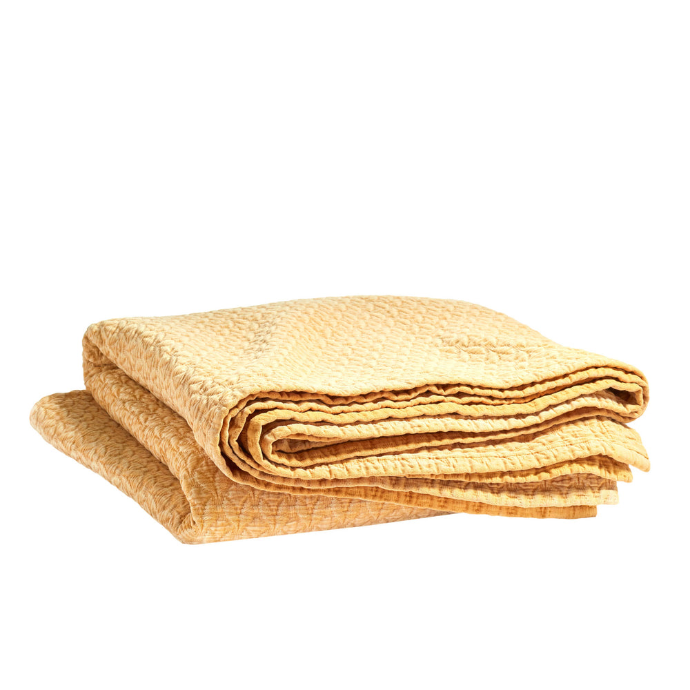 Hawley Matelasse Coverlet | Ochre